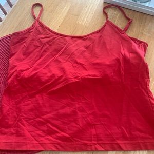 Red camisole
